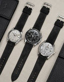 Black Suede Leather Strap - 17-21mm - OM Luxury