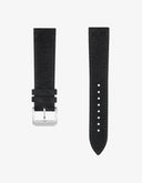 Black Suede Leather Strap - 17-21mm - OM Luxury
