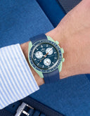 Curved Rubber Strap - Blue - OM Luxury