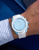 Curved Rubber Strap - White - OM Luxury