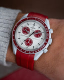 MoonSwatch Mission to Pluto (Rubber Strap) - OM Luxury